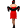 Disfraz de Charleston Rojo - Disfraces de Años 20 para Mujer