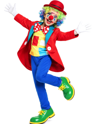 Disfraz De Payaso Colorido infantil - Disfraces Circo - Disfraces de Payasos para Niños