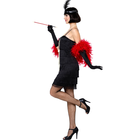 Disfraz De Charleston Negro Mujer - Disfraces Cabaret - Disfraces de Años 20 para Mujer