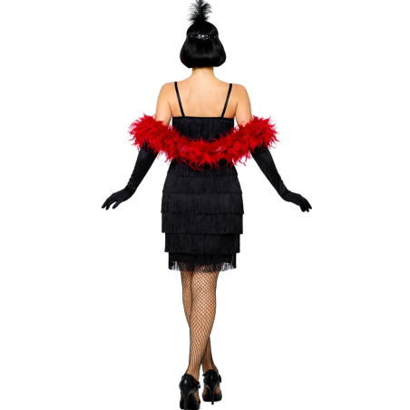 Disfraz De Charleston Negro Mujer - Disfraces Cabaret - Disfraces de Años 20 para Mujer