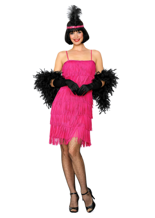 Comprar Disfraz de Charleston Rosa - Disfraces años 20