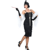 Disfraz De Charleston Negro Mujer - Disfraces Cabaret - Disfraces de Años 20 para Mujer