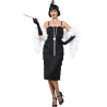 Disfraz De Charleston Negro Mujer - Disfraces Cabaret - Disfraces de Años 20 para Mujer