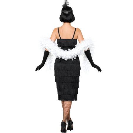 Disfraz De Charleston Negro Mujer - Disfraces Cabaret - Disfraces de Años 20 para Mujer