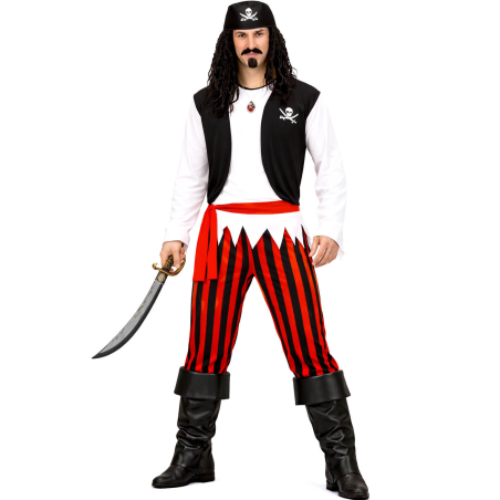 Comprar Disfraz de Pirata Rayas por solo 15.00€ – Tienda de disfraces online