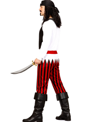 Disfraz De Pirata Rayas Hombre - Disfraces Piratas y Corsarios - Disfraces de Pirata
