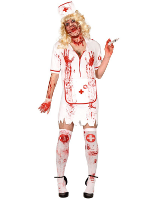 Disfraz de Zombie Enfermera Hombre - Disfraces de Zombies para Hombres