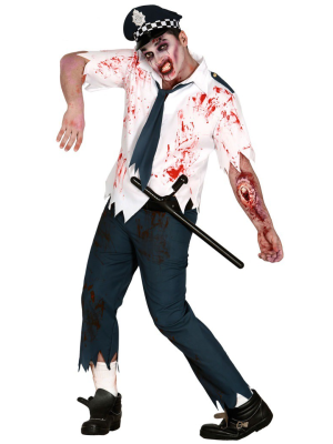 Disfraz de Zombie Policia - Disfraces de Zombies para Hombres