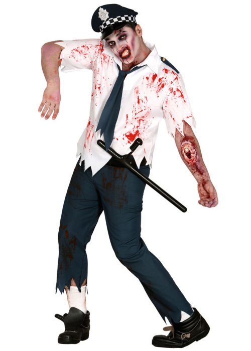 Disfraz de Zombie Policia - Disfraces de Zombies para Hombres