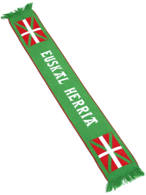 Bufanda Euskal Herria - Bufandas y Banderas Euskadi - Marea Zurigorri
