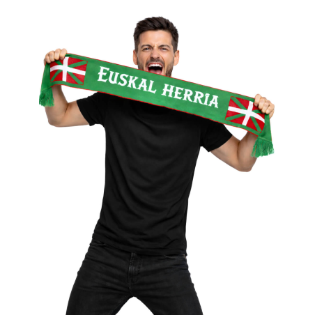 Bufanda Euskal Herria - Bufandas y Banderas Euskadi - Marea Zurigorri