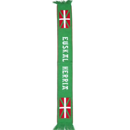Bufanda Euskal Herria - Bufandas y Banderas Euskadi - Marea Zurigorri