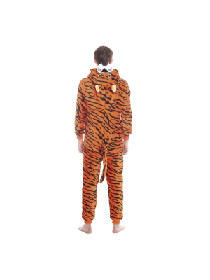 Comprar Disfraz de Tigre pijama peluche para adulto - Disfraces de Animales Adultos