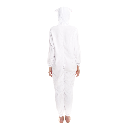 Disfraz De Conejo Blanco Pijama Peluche
