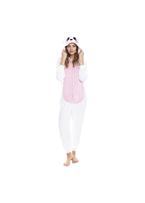 Disfraz De Conejo Blanco Pijama Peluche
