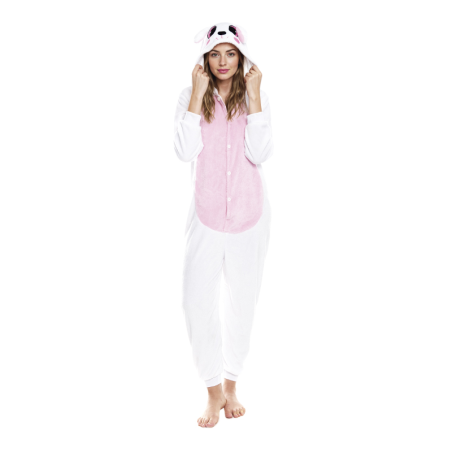 Disfraz De Conejo Blanco Pijama Peluche