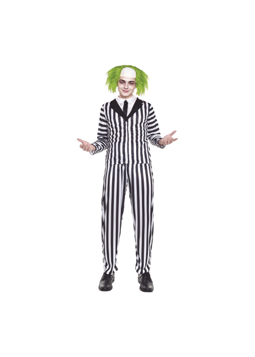 Disfraz De Bitelchus Hombre - Disfraces Halloween Beetlejuice - Disfraces Bitelchus - Beetlejuice Adulto