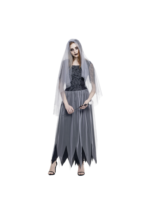 Disfraz de Novia Cadaver para Mujer - Disfraces Halloween Zombies - Disfraces de Zombies para Mujer
