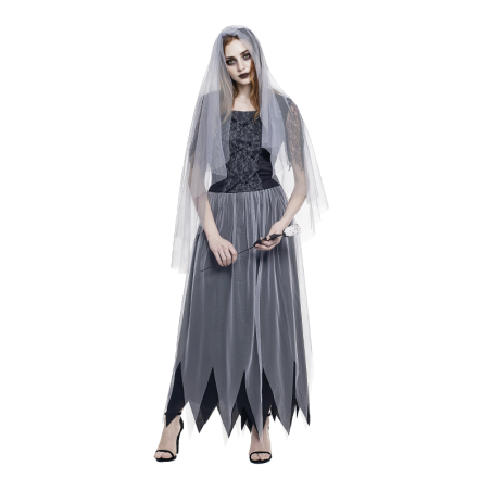 Disfraz de Novia Cadaver para Mujer - Disfraces Halloween Zombies - Disfraces de Zombies para Mujer