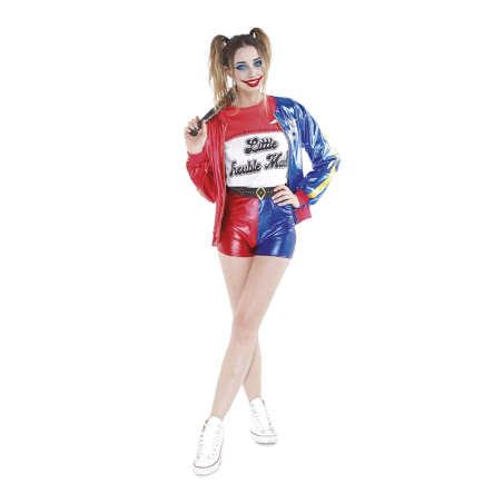 Disfraz De Harley Quinn para Mujer - Disfraces Halloween Joker - Disfraces de Joker Y Joker Baby Adulto
