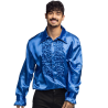 Camisa Disco Azul Hombre - Disfraces de Disco para Hombre