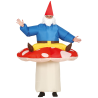 Disfraz De Enanito Sobre Seta Hinchable - Disfraces de Duendes para Hombre