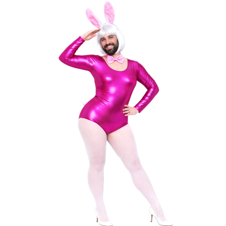 Disfraz de Conejita Brillo Hombre - Disfraces Despedidas Soltero - Disfraces de Mujer para Hombre