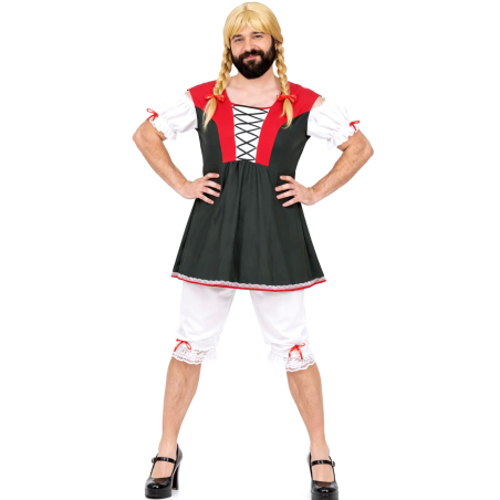 Disfraz de Tirolesa para Hombre - Disfraces Despedidas de Soltero - Disfraces de Oktoberfest para Hombres
