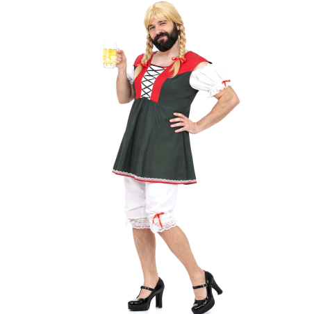 Disfraz de Tirolesa para Hombre - Disfraces Despedidas de Soltero - Disfraces de Oktoberfest para Hombres