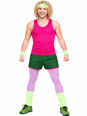 Disfraz de Gimnasta años 80 Hombre - Disfraces Despedidas de Soltero