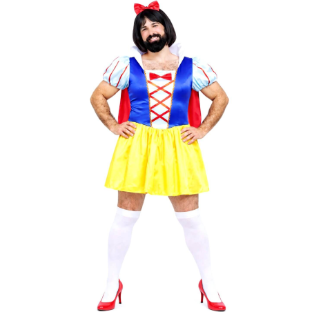 Disfraz de Princesa Blancanieves Hombre - Disfraces Despedidas de Soltero