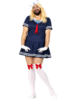 Disfraz De Marinera para Hombre - Disfraces Despedidas de Soltero - Disfraces de Mujer para Hombre