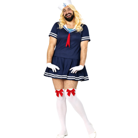 Disfraz De Marinera para Hombre - Disfraces Despedidas de Soltero - Disfraces de Mujer para Hombre