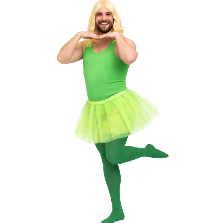 Disfraz De Bailarina Verde Hombre – Disfraces Despedidas de Soltero - Disfraces Despedida Soltero