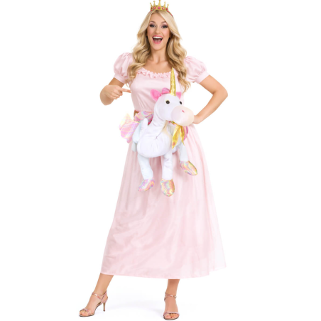 Disfraz De Princesa Rosa Unicornio - Disfraces Despedidas Soltera - Disfraces de Princesas y Principes