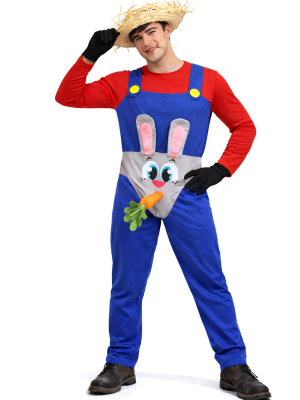 Disfraz De Bunny Farmer Hombre - Disfraces Despedidas de Soltero - Disfraces Divertidos para Hombre