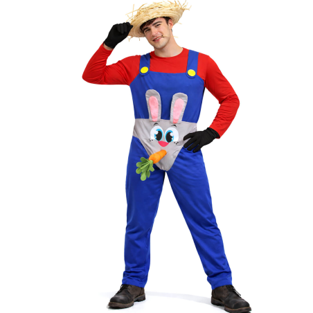 Disfraz De Bunny Farmer Hombre - Disfraces Despedidas de Soltero