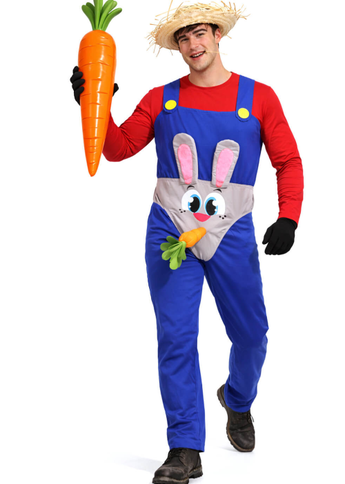 Disfraz De Granjero de conejos Hombre - Disfraces Despedidas de Soltero
