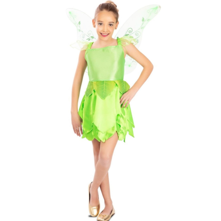 Disfraz De Hada Verde Infantil - Disfraces de Peter Pan Infantiles