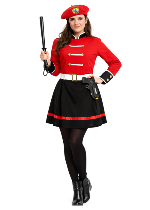 Disfraz de Ertzaina Mujer - Disfraces de Policias - Disfraces de Policias y Presos Adultos