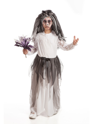 Disfraz de Novia Fantasma Niña - Disfraces de Zombies para Niñas