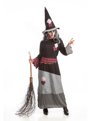 Disfraz de Bruja Gris - Disfraces de Brujas y Hechiceros para Mujer
