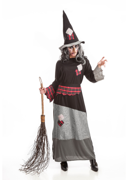 Comprar Disfraz de Bruja Gris - Disfraces de Brujas y Hechiceros para Mujer