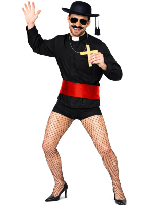 Disfraz De Cura Pecador - Disfraces Despedidas De Soltero - Disfraces Despedida Soltero