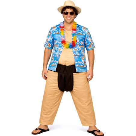 Disfraz De Turista Gordo Hombre - Disfraces Originales - Disfraces Despedida Soltero