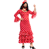 Disfraz De Sevillana Hombre Rojo y Blanco - Disfraces Feria de Abril - Disfraces de Cordobeses para Hombre