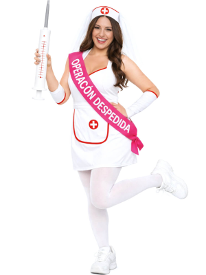 Disfraz de Enfermera Novia Mujer - Disfraces Despedidas de Soltera - Amazon DISFRACES 10%