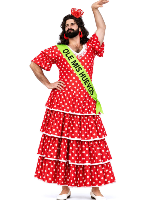 Disfraz De Sevillana Hombre - Disfraces Despedidas De Soltero - Disfraces Despedida Soltero