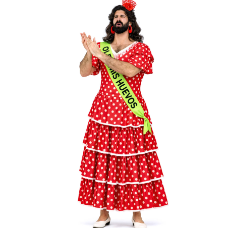 Disfraz De Sevillana Hombre - Disfraces Despedidas De Soltero - Disfraces Despedida Soltero