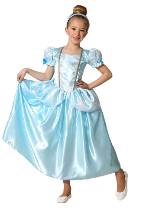 Disfraz De Princesa Azul Infantil - Disfraces de Princesas para Niñas